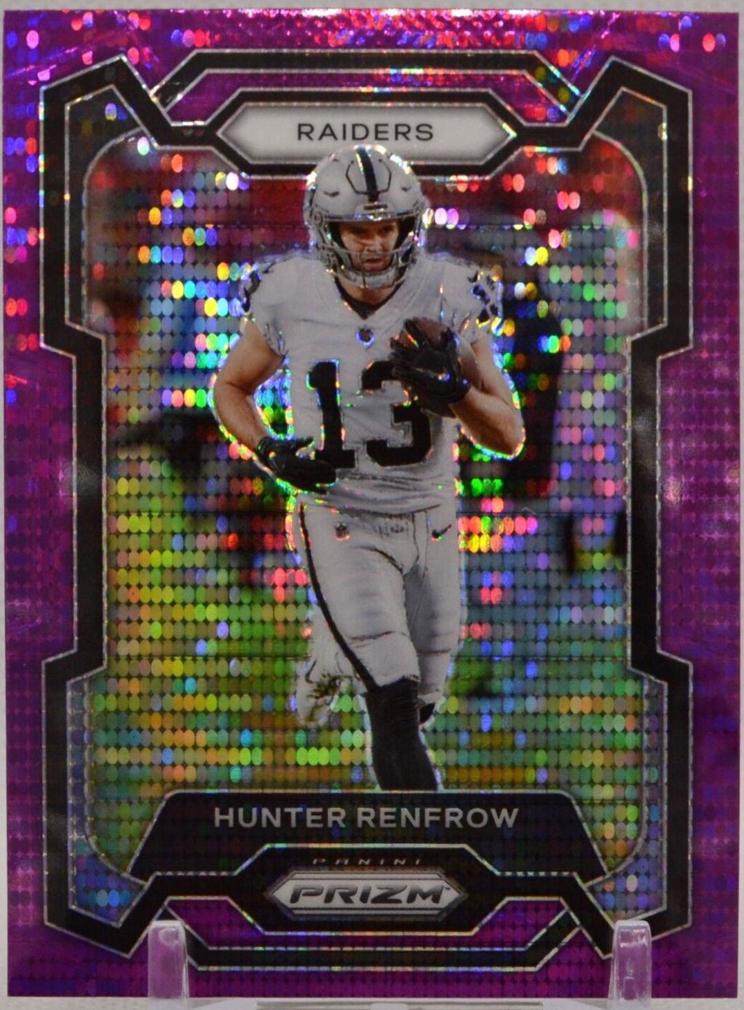 Hunter Renfrow [Purple Pulsar] #175