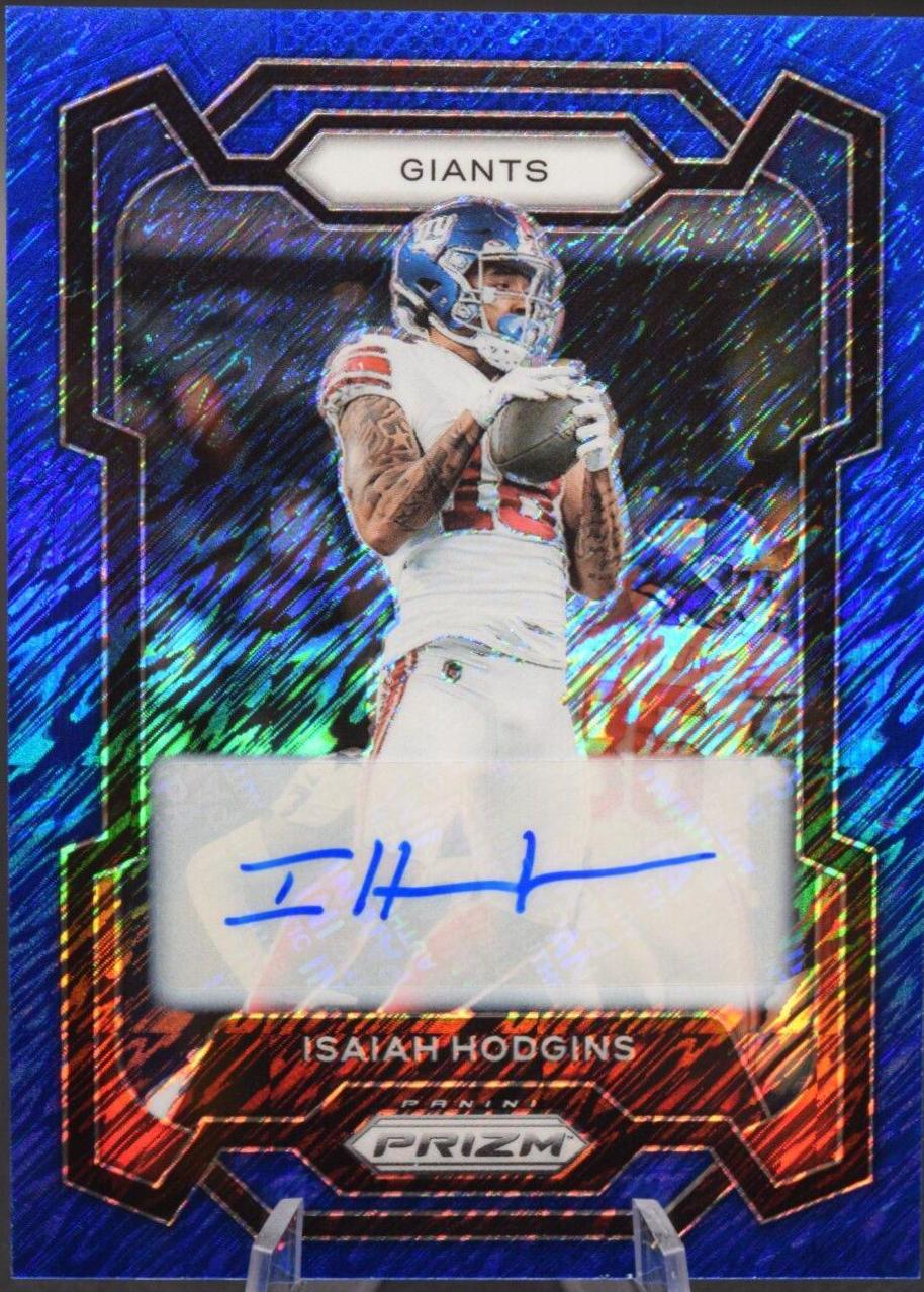 Isaiah Hodgins [Autograph Blue Shimmer] #223