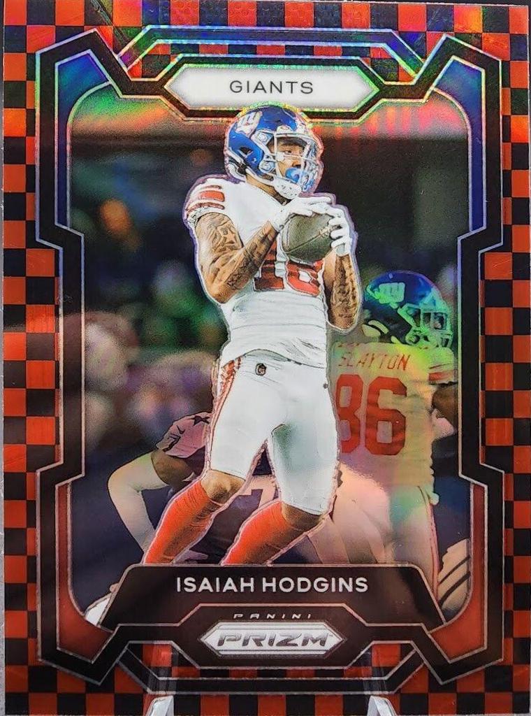 Isaiah Hodgins [Black Red Checker] #223