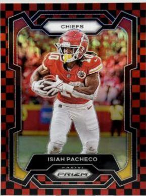 Isiah Pacheco [Black Red Checker] #144