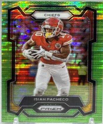 Isiah Pacheco [Neon Green Pulsar] #144