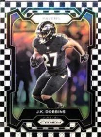 J. K. Dobbins [Black White Checker] #26