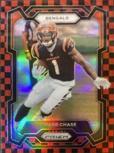 Ja'Marr Chase [Black Red Checker] #56