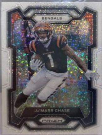 Ja'Marr Chase [White Sparkle] #56