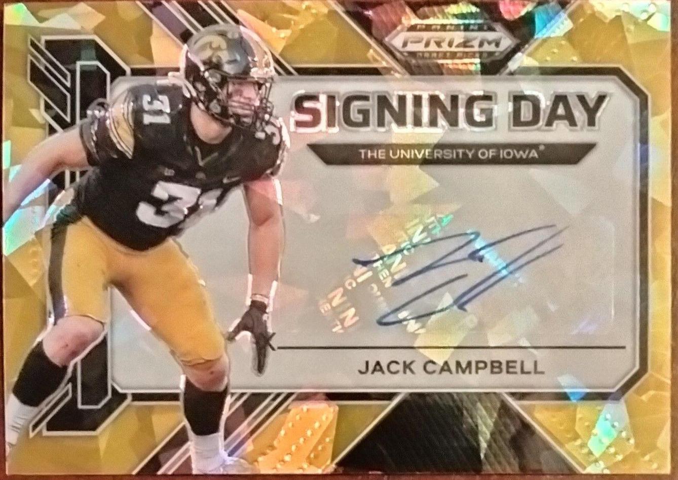 Jack Campbell [Autograph Gold] #330