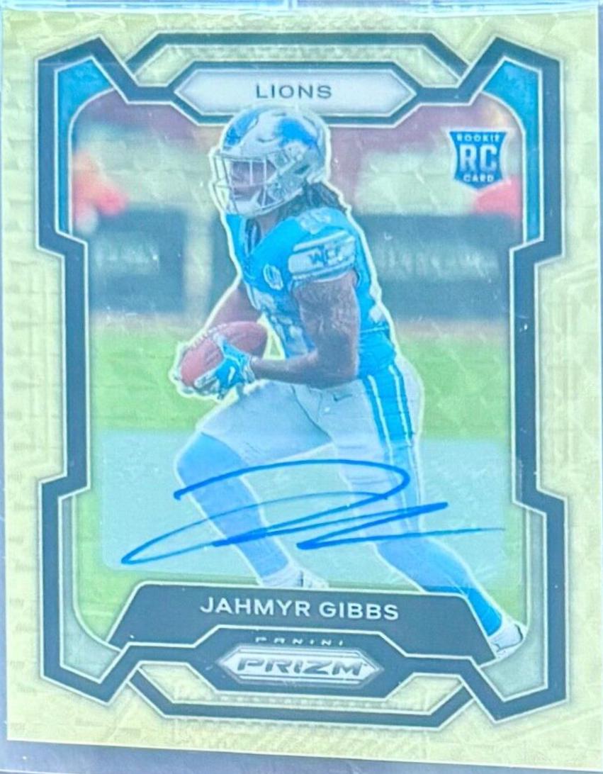 Jahmyr Gibbs [Autograph Gold Vinyl] #331