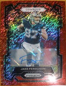 Jake Ferguson [Autograph Red Shimmer] #75