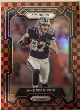 Jake Ferguson [Black Red Checker] #75