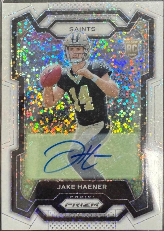 Jake Haener [Autograph White Sparkle] #374