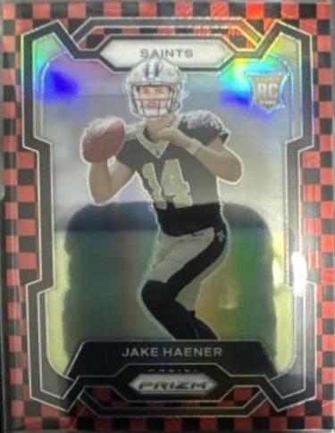 Jake Haener [Black Red Checker] #374