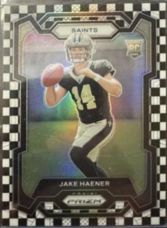 Jake Haener [Black White Checker] #374