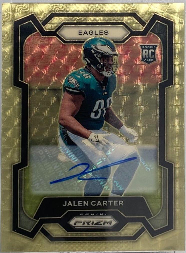 Jalen Carter [Autograph Gold Vinyl] #381