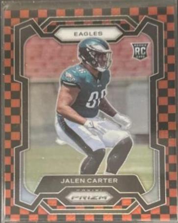 Jalen Carter [Black Red Checker] #381