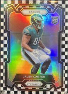 Jalen Carter [Black White Checker] #381