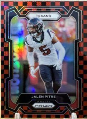Jalen Pitre [Black Red Checker] #120