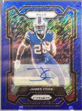 James Cook [Autograph Blue Shimmer] #30