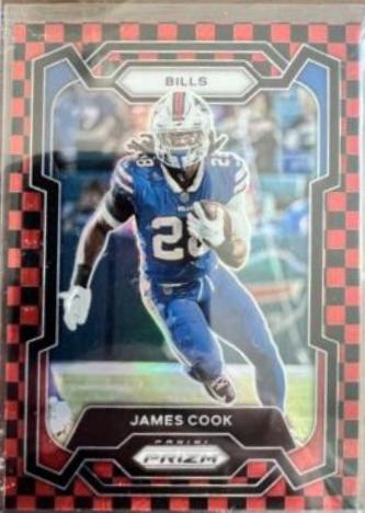 James Cook [Black Red Checker] #30