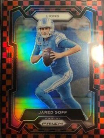 Jared Goff [Black Red Checker] #98