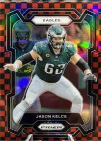 Jason Kelce [Black Red Checker] #245