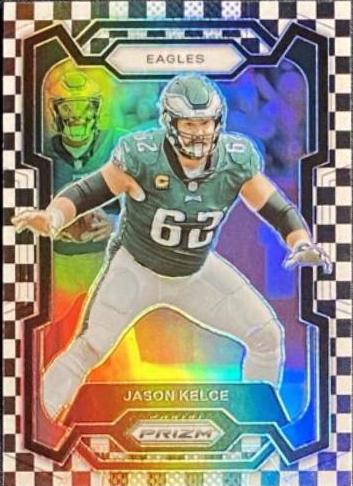 Jason Kelce [Black White Checker] #245
