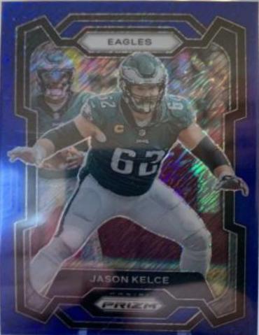Jason Kelce [Blue Shimmer] #245