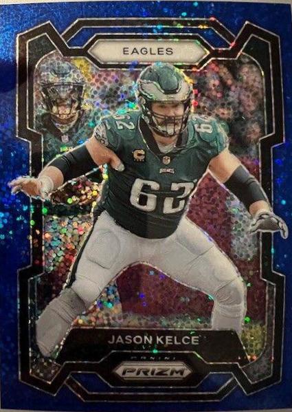 Jason Kelce [Blue Sparkle] #245