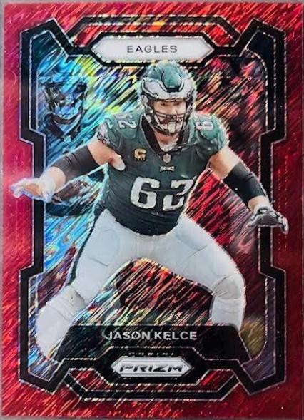 Jason Kelce [Red Shimmer] #245
