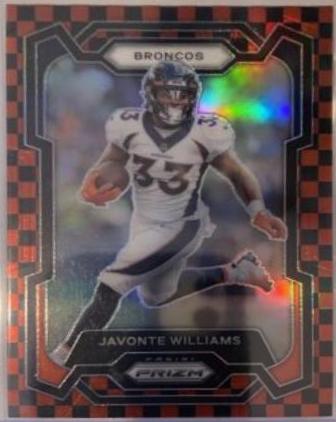 Javonte Williams [Black Red Checker] #86