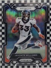 Javonte Williams [Black White Checker] #86