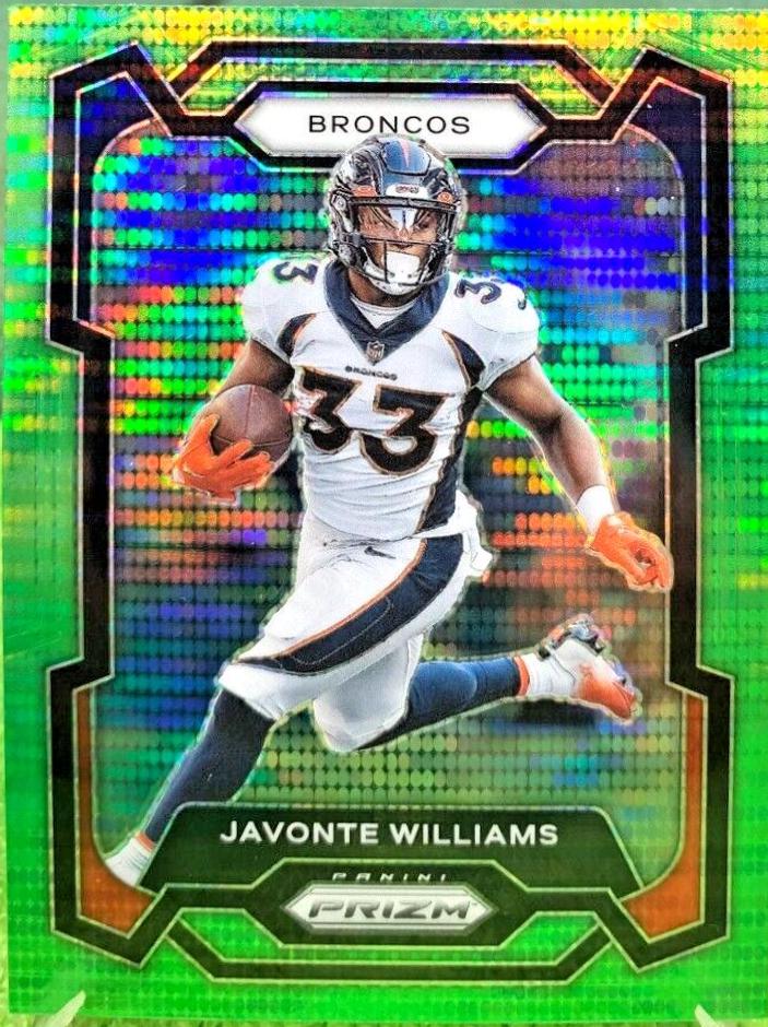 Javonte Williams [Neon Green Pulsar] #86