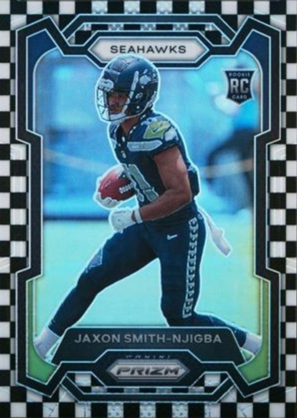 Jaxon Smith Njigba [Black White Checker] #390