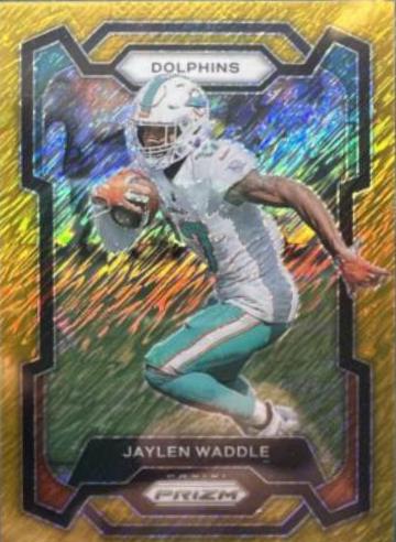 Jaylen Waddle [Gold Shimmer] #185