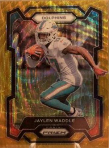 Jaylen Waddle [Gold Wave] #185