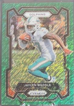 Jaylen Waddle [Green Shimmer] #185