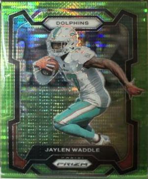 Jaylen Waddle [Neon Green Pulsar] #185