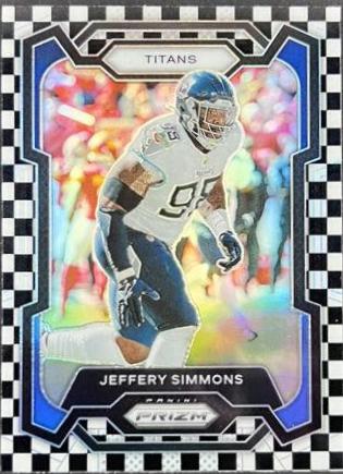 Jeffery Simmons [Black White Checker] #286