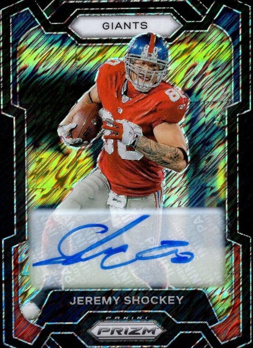 Jeremy Shockey [Autograph Black Shimmer] #222