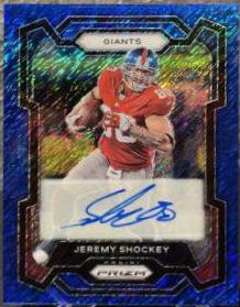 Jeremy Shockey [Autograph Blue Shimmer] #222