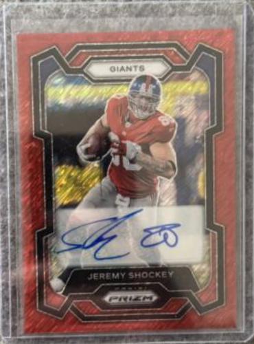 Jeremy Shockey [Autograph Red Shimmer] #222