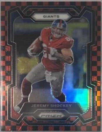 Jeremy Shockey [Black Red Checker] #222