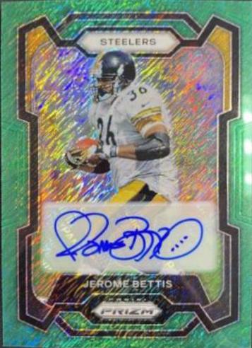 Jerome Bettis [Autograph Green Shimmer] #251