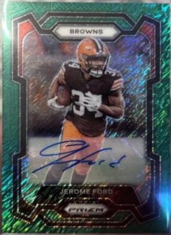Jerome Ford [Autograph Green Shimmer] #66