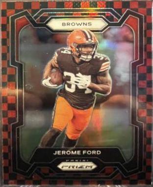 Jerome Ford [Black Red Checker] #66