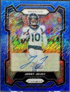 Jerry Jeudy [Autograph Blue Shimmer] #87