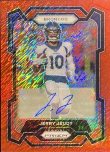 Jerry Jeudy [Autograph Red Shimmer] #87