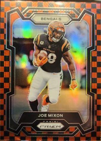 Joe Mixon [Black Red Checker] #58