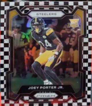 Joey Porter Jr. [Black White Checker] #386