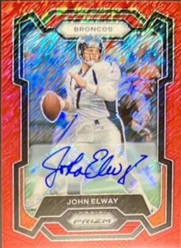 John Elway [Autograph Red Shimmer] #89
