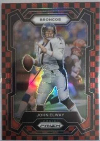 John Elway [Black Red Checker] #89