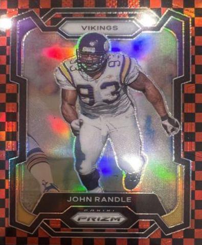 John Randle [Black Red Checker] #196